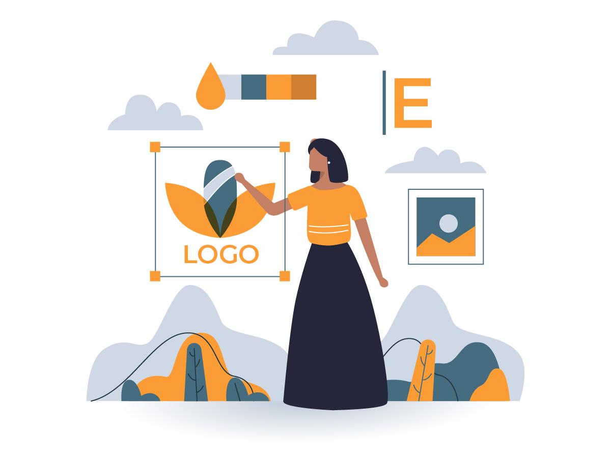 Design your logo according to your visual identity to create a strong and top of mind brand.
