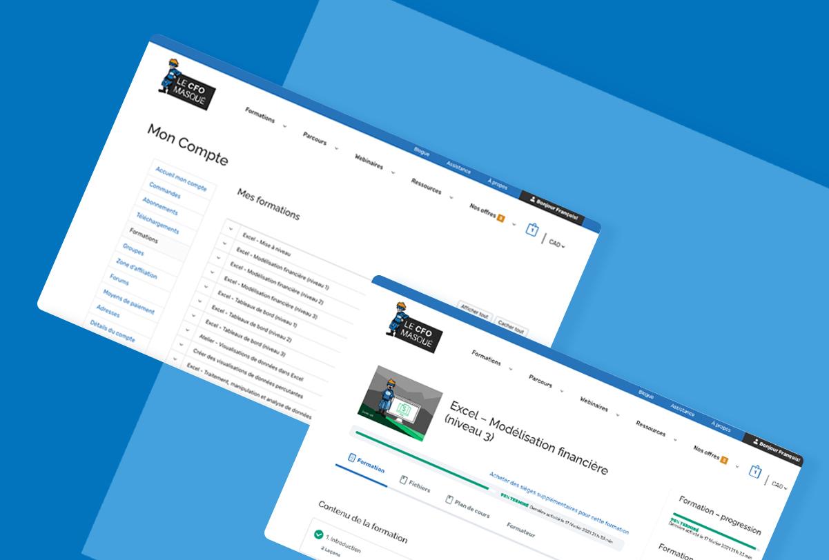 L’utilisateur peut partager ses certifications sur les différents réseaux sociaux directement à partir de l’interface du CFO masqué. Unik a intégré et personnalisé les différents plug-ins WordPress.